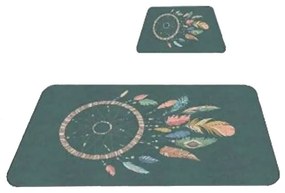 Zelené kúpeľňové predložky v súprave 2 ks 60x100 cm – Mila Home