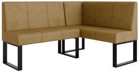 Rohová lavica Bernio 140x200 (horčicová) (P). Akcia -20%. Vlastná spoľahlivá doprava až k Vám domov. 1129858