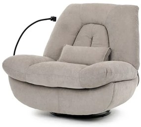 Autronic BONTEC Polohovacie kreslo, elektrické zabudované ovládanie, béžová, látka, TV-7081 LAN2 Farba: Béžová