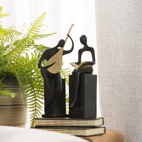 DEKORAČNÁ SOŠKA RICO 13X11X32 CM ČIERNA