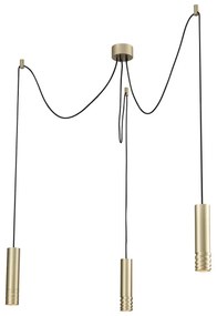 Moderný luster Locus L 3 Champagne