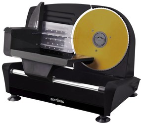 Elektrický krájač BestBerg BBS-400B / 250 W / čierna