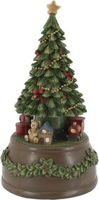Hudobná skrinka Cherry Noël Tree s vianočným stromčekom – Ø 10*19 cm