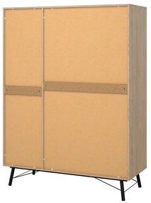 Šatníková skriňa v dekore duba v prírodnej farbe 150x200 cm Ry – Tvilum