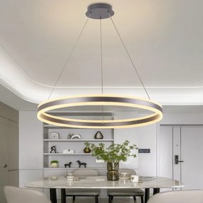 LED Stmievateľný luster na lanku LED/110W/230V 3000-6500K + diaľkové ovládanie