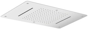 Sapho Sapho, Stropná sprchová hlavica s dvoma kaskádami, 700x380mm, leštená nerez, MS343