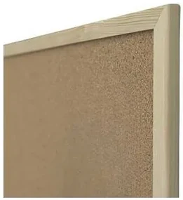 Korková tabula Eurosupplies 120 x 90 cm, hnedá
