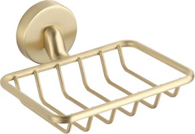 Mexen Remo, drôtená mydelnička, zlatá matná, 7050751-55