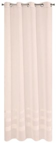 ZÁCLONA NA KRÚŽKOCH EFIL 140X250 CM RUŽOVÁ