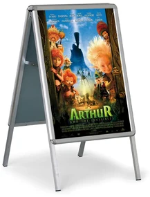 Jansen Display Reklamný stojan áčko, ostré rohy, B1