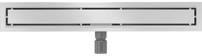 Mexen Flat nerezový sprchový žľab 50 cm vzor M13, 2v1, 1010050-15