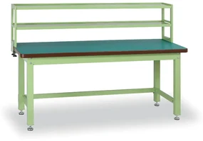 Prídavné police na náradie pre pracovné stoly do dielne GL, 2 police, nosnosť 40 kg, 1500 x 300 x 450 mm