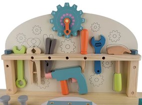 Detská dielňa s dreveným náradím