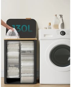 Kôš na bielizeň TATE čierny