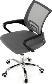 Detská otočná stolička sivá KA-L103 GREY