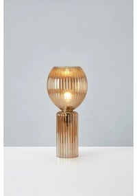 Stolová lampa jantárová so skleneným tienidlom (výška 40 cm) Toulipa – Markslöjd