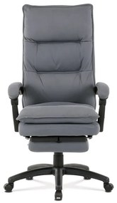 BONTEC Kancelárske kreslo, hojdací mechanizmus, šedá látka, KA-Y350 GREY Farba: Strieborná