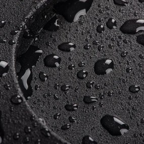 Kanlux 39136 - LED schodové svietidlo EXIN so senzorom, 2,5 W/230 V, 4000 K, IP65, čierne, guľaté