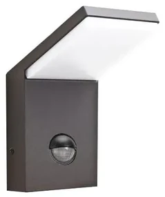 Ideal Lux - LED Vonkajšie svietidlo so senzorom STYLE LED/9W/230V CRI 90 IP54 antr ID221519