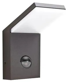 Ideal Lux - LED Vonkajšie svietidlo so senzorom STYLE LED/9W/230V CRI 90 IP54 antr