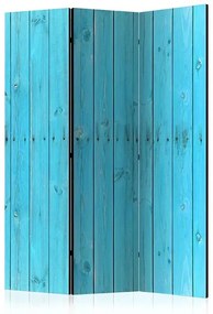 Paraván - The Blue Boards [Room Dividers] Veľkosť: 135x172, Verzia: Obojstranný