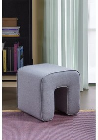 Sivý taburet Sculpture – Hübsch