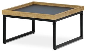 Autronic BONTEC Konferenčný stolík 53x53cm, mdf, dub, CT-612 OAK Farba: Šedá