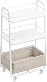 XXXLutz SERVÍROVACÍ VOZÍK, biela, béžová, 43/81/30 cm Boxxx - Barový nábytok - 002543078601