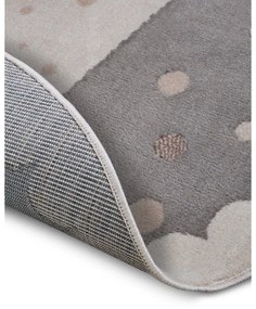 Sivý detský koberec ø 140 cm Crown – Hanse Home