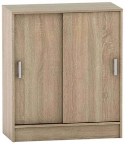 Skriňa BETTY s posuvnými dverami, dub Sonoma