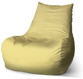 Sablio Sedací vak Bean Svetložltá - 100 x 90 x 45 cm