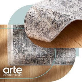 Koberec Arte Split Muster sivý / béžový