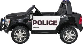 Elektrické autíčko RAM 3500 policajné čierne