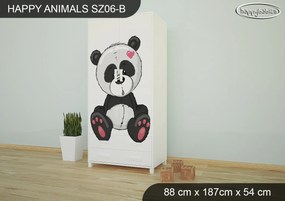 Detská skriňa ZVIERACIE KAMARÁTI - TYP 6B