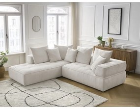 Béžová ženilková rohová pohovka (ľavý roh/do L) Whesley – Bobochic Paris