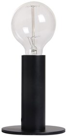 Čierna stolná lampička Denmark black mat - Ø 4.5 * 16cm / E27