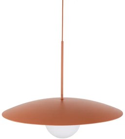 Luster na lanku SLATE 1xE27/15W/230V pr. 65 cm tehlová