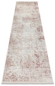 Koberec / behúň DISTIN 0828A ružový / púdrový / biely