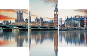 Obraz - Londýnske Houses of Parliament (90x60 cm)