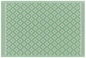 Vonkajší koberec 120 x 180 cm svetlozelený THANE Beliani