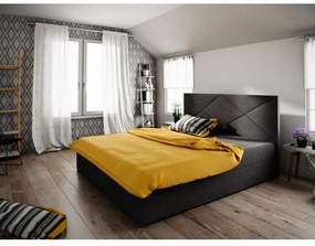 Moderná posteľ s úložným priestorom 180x200 STIG 4 - antracit