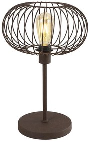 Klausen KL108018 - Stolná lampa WIRE 1xE27/15W/230V hnedá
