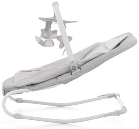 KINDERKRAFT - Detská vibrujúca hojdačka s melódiou FELIO 2 šedá