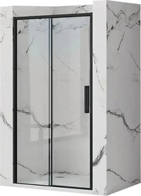 Sprchové dvere MAXMAX Rea RAPID slide 110 cm - čierne