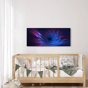 Obraz - abstrakcia kvetu (120x50 cm)
