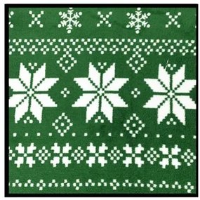 Dekorstudio Vianočná obliečka na vankúš Nordico - zelená