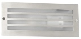 Moderná zapustená lampa oceľ IP44 - Hurricane