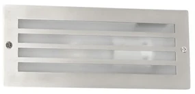 Moderná zapustená lampa oceľ IP44 - Hurricane