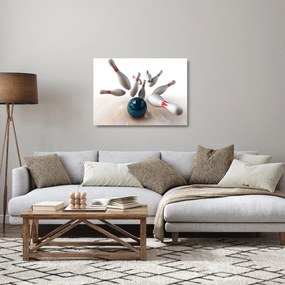 Sklenený obraz - Bowling (70x50 cm)