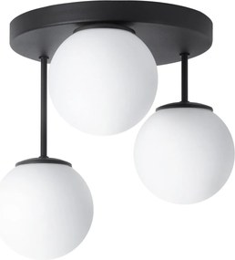 Stropné svietidlo Florence, 3x biele sklenené tienidlo, b, o